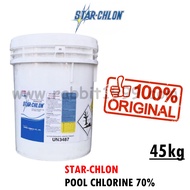 STAR-CHLON POOL CHLORINE 70% - granular - 45kg - klorin kolam renang / cuci kolam / pembersih kolam 