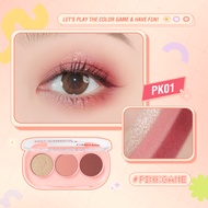 EYESHADOW PALETTE 3 shades PNKFLSH | High Pigmented 15 color