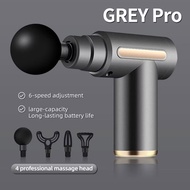 Massager Gun Vibrating Quiet Electric Fascial Gun with 4 Heads for Muscle Relaxation Professional