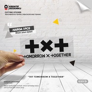 Cutting Sticker TXT Tomorrow Together - Cute, Durable Stickers, Motorcycle, Car Accessories Variatio