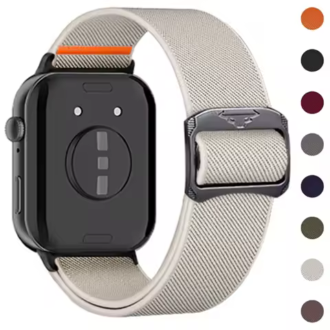 Elastic Nylon Braided Loop Strap For Huawei Watch Fit 4 Fit 4 Pro Fit 3 Strap Bracelet Wristband For