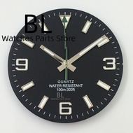 【Sleek】 BLIGER 29mm 515 Quartz Watch Dial Hand Set Sunburst White Gray Blue DilalC3 Luminous Fit RON