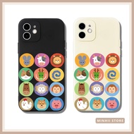 Cute zodiac animal iPhone 12 cases, lovely prints for all models 16/16splus/7/8//x/15/11/12/13/14/pr