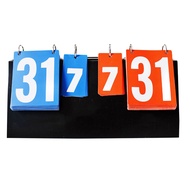 Sports Scoreboard Tabletop Scoreboard 6-Digit Score Keeper Portable Basketball Score Counter For Bas