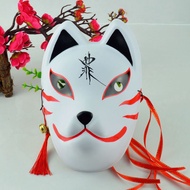 Painted fox/cat mask - Painted cat mask WITH BELL Fox/cat mask