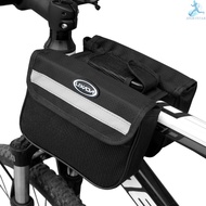 【Lixada】Cycle Bike Top Tube Bag Mountain Bicycle Front Frame Double Pannier Bag Pack