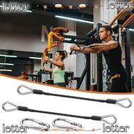 LETTER 2Pcs Gym Cable Extension, Multifunctional Durable Wire Rope,  Home Gym Accessories Fitness Pu
