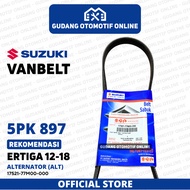 Fanbelt Fanbelt ALT Alternator SUZUKI Ertiga 2012 - 2018 5PK 897 ORIGINALOriginal 17521-77M00-000