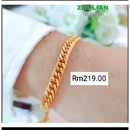 Gelang tangan lipan emas zhulian