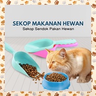 D06lx5 LARGE Cat Food Shovel Spoon Kibble Dry Food Beautiful Cute Color Dog Dry Feed Scoop Scoop