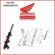 SM Fork Assy RH Front ( 51400-K56-V71 ) Rsx150, Winner X V2 V3 💯 Honda Original Ready Stock