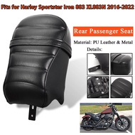 Motorcycle Passenger Pillion Seat For Harley Davidson 2016-2022 Sportster Iron 883 XL883N Models Rea