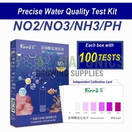(CLEARANCE) Yier Test Kit Ammonia PH Nitrite Nitrate Hardness Water Test Kit for Aquarium Aquaponics
