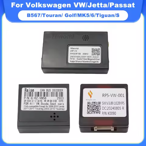 Canbus box RP5-VW-001 VW-RZ-58 LNF1.10 16 Pin Adaptor For Volkswagen VW/Jetta/Passat/B567/Touran/Gol
