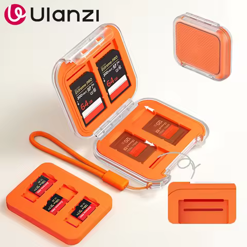Ulanzi CC01 Memory Card Case Multi-grid Protector Cover Carrying Holder 5 Slots for TF/SD/Micro SD C