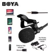 BOYA BY-M1 3.5mm Audio Video Record Lavalier Lapel Microphone Recording microphone Clip On Mic