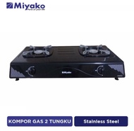 MIYAKO KOMPOR GAS LPG KG 202 CE KG202CE KG-202 CE 2 TUNGKU ORI RESMI GARANSI!