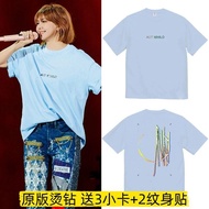 新品秒发/孙燕姿就在日落以后演唱会同款周边北京烫钻纯棉短袖T恤应援衣服4.30 New product available immediately/Barbie Hsu's "Just After S