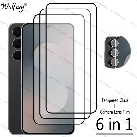 Tempered Glass For Samsung Galaxy S25 FE Screen Protector Samsung S25 FE Camera Lens Protective Glas