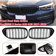 Glossy Black Car Front Kidney Grille Grill For BMW 5 Series M5 G30 G31 G38 520i 530i 540i 2017-2020 