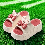 Women’s Summer Platform Bow Slides - Anti-Slip Chunky