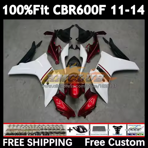 OEM Fairing For HONDA CBR 600 F 600F CBR600 F4i 54No.2 CBR600F 11 12 13 14 white red CBR600F4i 2011 