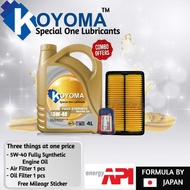 HONDA ACCORD S84, S86 AIR FILTER + OIL FILTER + KOYOMA ENGINE OIL