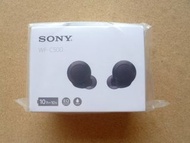 【新品未開封】SONY索尼無線耳機WF-C500 黑黑藍牙