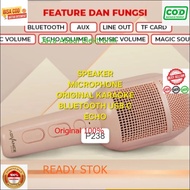 P238 MICROPHONE ORIGINAL BLUETOOTH WIRELESS ADVANCE MIK MIC MIX SPEAKER SPK SPEKER PORTABLE BLUTUT K