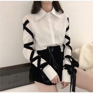 Rievera Asoka Elisa Shirt Korean Style Blouse Top