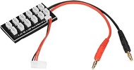 2S 7.4V LiPo Parallel Charging Board JST-PH2.0 3-Pin 4.0mm Banana Plug 2S LiPo Battery Charge Board 