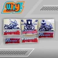 CB150X Visor Cutting Sticker, honda CB150X motorcycle variation Sticker
