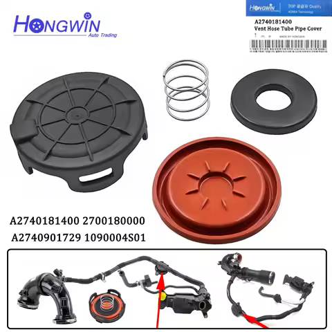 1/5PCS A2740181400 2700180000 A2740901729 A2740180521 Vent Hose Tube Pipe Valve Cover For Mercedes-B