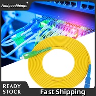 findgoodthings Fafeicy Fiber Patch Cable  SC/APC to SC/UPC Jumper Optical Single Mode Cord for Optic