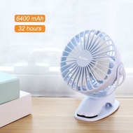 Quạt mini cầm tay YOOBAO F04 6400mAh quạt tích điện mini kẹp xe đẩy cho bé - Monnie Kids