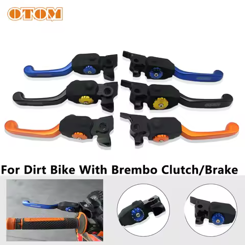 For KTM HUSQVARNA GASGAS Motocross With Brembo Clutch Brake Lever 7 Gear Adjustable Foldable Handle 