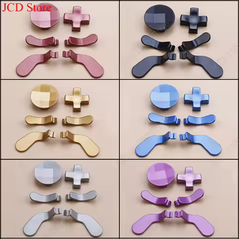 Metal Paddles Trigger Button For Xbox One Elite Series 1 2 Controller Gamepad D-Pad Direction Cross 