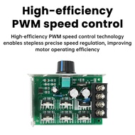 40A PWM 9-55V DC Motor Speed Controller Module 9V 12V 24V 36V 48V Adjustable Pump Speed Regulator Co