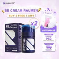 Bbcream Combo X2 RAUMEN 4 IN 1| , Foundation, Oil Control, Sunscreen Spf50+ Pa++++ 50G Foundation