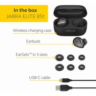Jabra Elite 85t - Jabra Advanced Active Noise Cancelling True Wireless Earbuds (Wireless Charging Enabled)