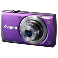 [USED in Japan] Canon Digital Camera PowerShot A3500 IS (Purple) Wide Angle 28mm 5x Optical Zoom PSA