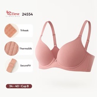 Elena Bra BH Cup B Medium Thin Foam E 24554 - 34B - 40B - Medium Cup Bra Hook 3 Wire Plain Foam Full