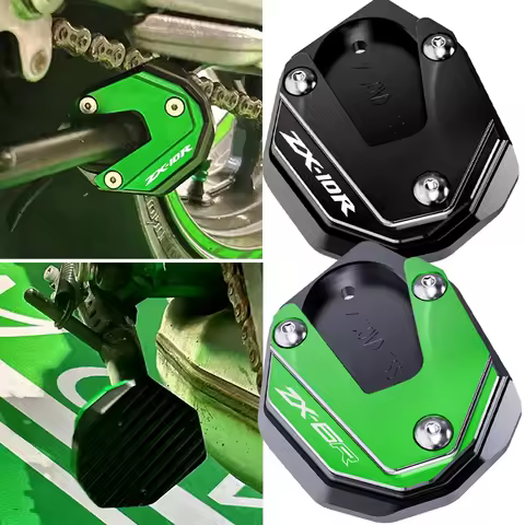 For KAWASAKI Ninja ZX6R ZX10R ZX 6R 10R ZX-6R ZX-10R 2017-2023 2024 2025 CNC Motorcycle Kickstand Fo