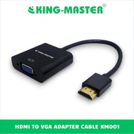 KING-MASTER 0.2m HDMI to VGA (F) Converter Cable KM001