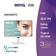 BenQ GW2486TC I 23.8" Full HD 1080p I USB-C  I100Hz I Eye-Care I Ergonomic & Slim Bezel Design I Dai