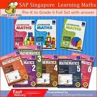 Mathematics Exercise Book (SAP Maths) For Kindergarten 1-Primary 6 From Singapore Pre-K to Grade 6 F
