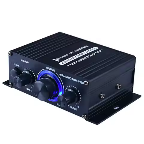 Power Amplifier Fm Radio Black Mini Amplifier 400w Hifi Mini Hifi Audio Power Amplifier Audio Amplif