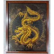 Lucky Dragon Picture To Enhance Feng Shui Home Decoration Pictures Wall Frame Overall Size 17x22 Inc