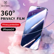 SmartDevil 360° Privacy Screen Protector for iPhone 14 Pro max iPhone 15 Pro iPhone 15 Plus iPhone 13 Pro max iPhone 15 Pro Max Mobile Phone Full Coverage Tempered Glass Film , Dust-Proof Anti-peeping Anti-fingerprint