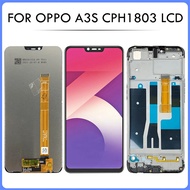 6.2 ต้นฉบับสำหรับ OPPO A3S CPH1803แผงสัมผัสหน้าจอ LCD CPH1853เซ็นเซอร์ชุดประกอบดิจิไทเซอร์สำหรับ OPP